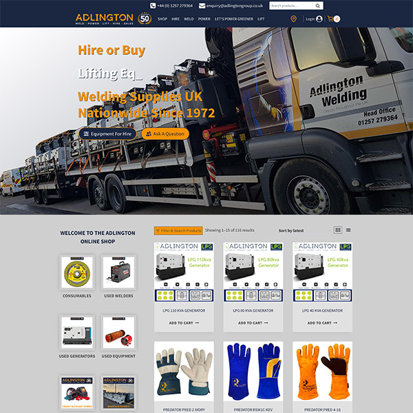 Adlington Group Website by Trinity