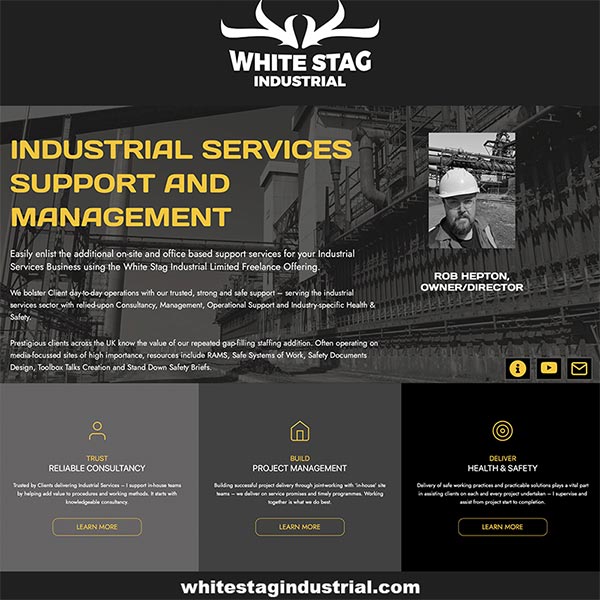 White Stag Website by Trinity