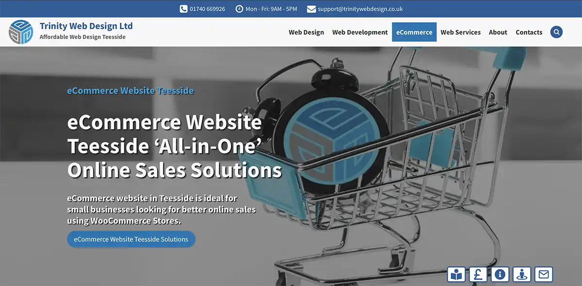 eCommerce Website Teesside Solutions