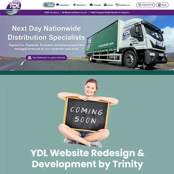 Small Business Website Middlesbrough Transport Logistics Client